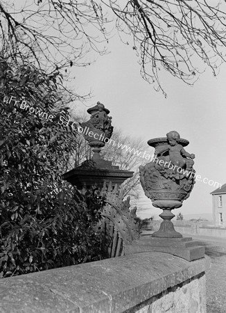 BRONZE ORNAMENT ON GATE NEAR MERCY CONVENT